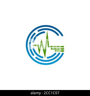 Design pulse for medical icon symbol on the white background. Pulse icon for element design. Vector illustration EPS.8 EPS.10 Stock Vector