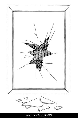 broken mirror drawings