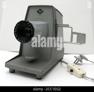 Old Agfa CP 35 slides projector for 35mm, slide viewing (220v)  photography, collecting, decoration, slides, vintage Stock Photo