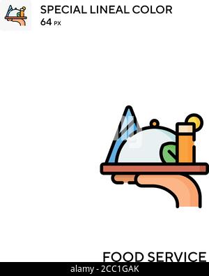 Order food Special lineal color vector icon. Order food icons for your ...