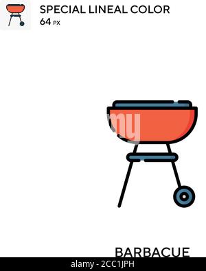Barbacue Special lineal color vector icon. Barbacue icons for your business project Stock Vector