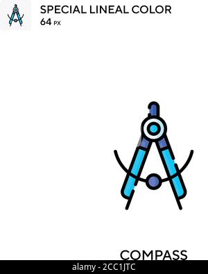 Compass Special lineal color vector icon. Compass icons for your business project Stock Vector