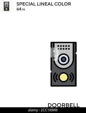 Doorbell Special lineal color vector icon. Doorbell icons for your business project Stock Vector