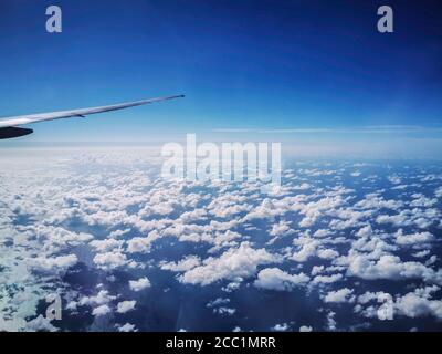 FLY OVER MARTINIQUE Stock Photo