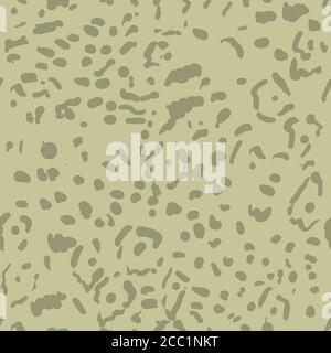 Leopard spotted texture Seamless pattern Stock Vector