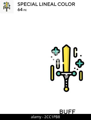 Buff Special lineal color vector icon. Buff icons for your business project Stock Vector