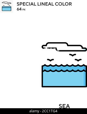 Sea Special lineal color vector icon. Sea icons for your business ...