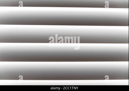 Black and white blinds close up texture Stock Photo