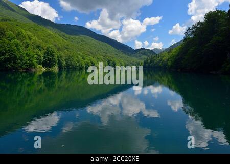 Montenegro, View of Lake Biograd at Biogradsko Jezero National Park Stock Photo