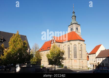 Germany, Bavaria, Konigsberg, View of St Mary Church Stock Photo