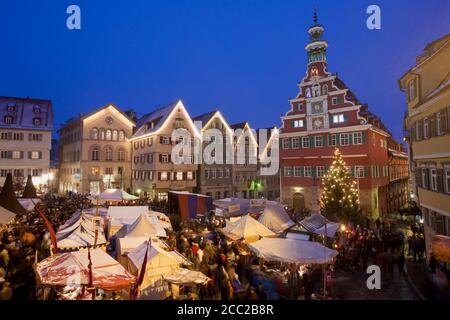 Germany, Baden Württemberg, Esslingen, Christmas market Stock Photo