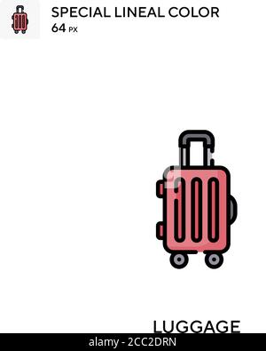 Luggage Special lineal color vector icon. Luggage icons for your business project Stock Vector