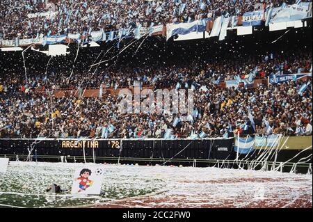 Monumental Stadium in the final game of Argentina 1978 FIFA World Cup. Buenos Aires, Argentina Stock Photo