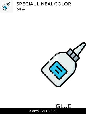 Glue Special lineal color vector icon. Glue icons for your business project Stock Vector