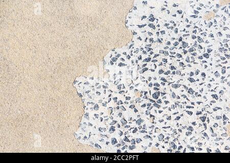 Light orange concrete wall texture background, yellow concrete texture Stock Photo
