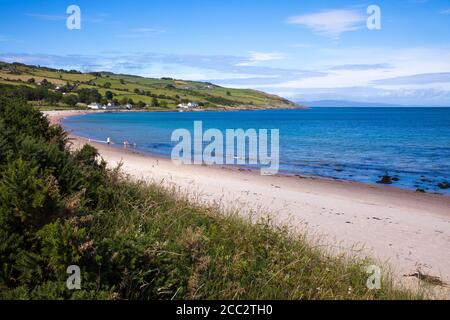 Cushendun Beach, Antrim Coast, Northern Ireland Stock Photo