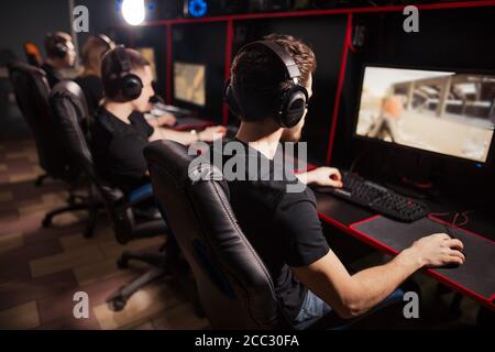 Online Gaming. Gaming Modern Leisure. Cyber Sport Arena. Tech Shop. Play  Computer Games Stock Photo - Image of casino, player: 207371568