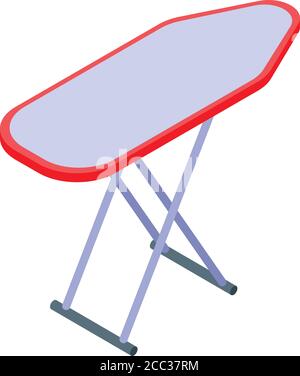 Ironing board icon, isometric style Stock Vector