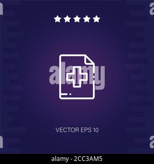 add button vector icon modern illustration Stock Vector