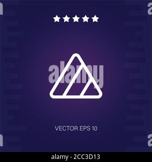non chlorine vector icon modern illustration Stock Vector