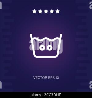 warm vector icon modern illustration Stock Vector