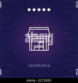 storage vector icon modern illustration Stock Vector