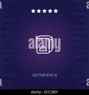 pack of flour vector icon modern illustration Stock Vector