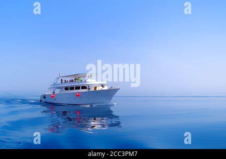 ship in the sea Stock Photo