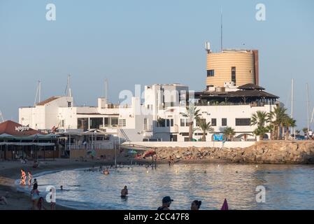 Andalucia in Spain: Aguadulce harbour in Almeria province. Stock Photo