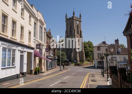 St. Andrews Church in Halstead Town Centre, Essex, England, UK. Stock Photo