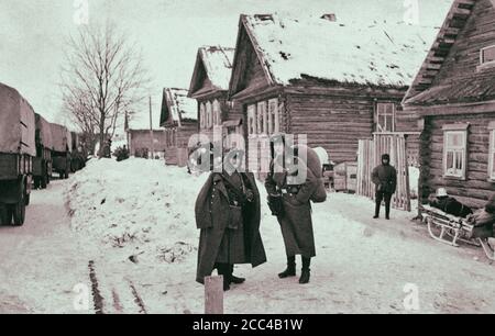 German soldiers on the Eastern front, 1941 Stock Photo - Alamy