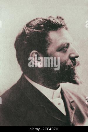 Francesco Tamagno (1850 – 1905) was an Italian operatic tenor who sang with enormous success throughout Europe and America. Stock Photo