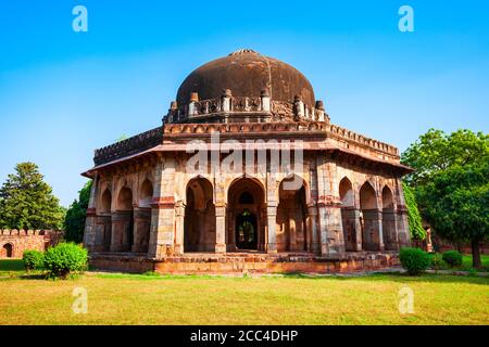 Sikander Lodi tomb at the Lodi Gardens or Lodhi Gardens, a city park situated in New Delhi city in India Stock Photo