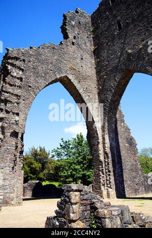 Talley Abbey Carmarthenshire Wales UK  an ancient 12th Century Norman ruin the founded as a monastery by the Premonstratensians (White Canons) which i Stock Photo