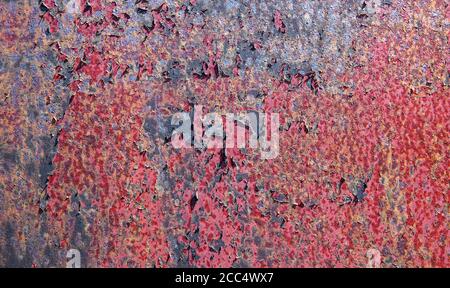 Metal texture with scratches and cracks Stock Photo