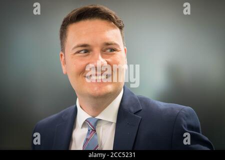 Labour's shadow exchequer secretary Wes Streeting, during a visit to ...