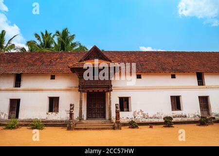 Padmanabhapuram Palace is a travancore era ancient palace in Padmanabhapuram village near Kanyakumari in Tamil Nadu in India Stock Photo