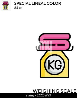 Weight Scale Icon Image Vector Illustration Design Pink Color