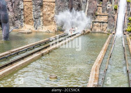 HSINCHU, TAIWAN - JUNE 28, 2020: Leofoo Village Theme Park, a theme park in Guanxi Township, Hsinchu County Stock Photo