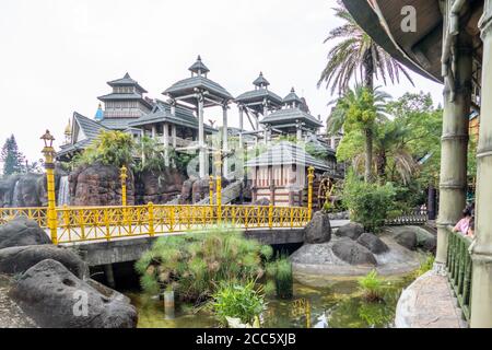 HSINCHU, TAIWAN - JUNE 28, 2020: Leofoo Village Theme Park, a theme park in Guanxi Township, Hsinchu County Stock Photo