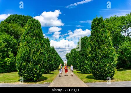 The main cemetery, in Mülheim-Menden, in Mülheim an der Ruhr, NRW, Germany Stock Photo