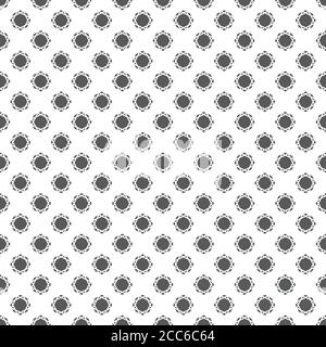 Vector seamless pattern. Abstract small textured background. Classical simple repeating geometrical texture with polygons, rhombuses, triangles.Surfac Stock Vector