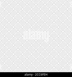 Seamless pattern. Abstract small dotted textured background. Modern minimal texture. Regularly repeating geometrical surface with dotted lines, corner Stock Vector