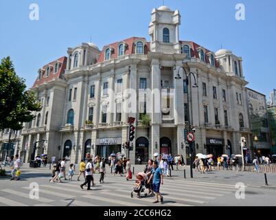 Jianghan Road, Wuhan, China Stock Photo