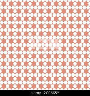 Vector seamless pattern. Abstract textured background. Modern elegant geometrical texture with repeating stars, triangles and hexagons. Surface for wr Stock Vector