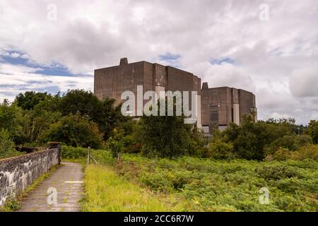 Trawsfynydd magnox nuclear power station, Wales Stock Photo