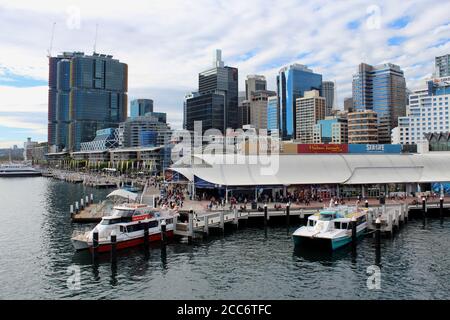 AUSTRALIA, SYDNEY, DARLING HARBOUR, JULY 31, 2016: Sea Life Sydney Aquarium, Wild Life Sydney Zoo and Madame Tussauds Sydney Stock Photo