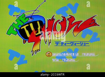 The TV Show - PC Engine CD Videogame - Editorial use only Stock