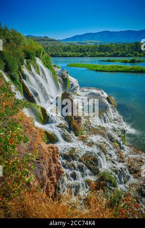 Fall Creek Falls with the Snake River Stock Photo - Alamy