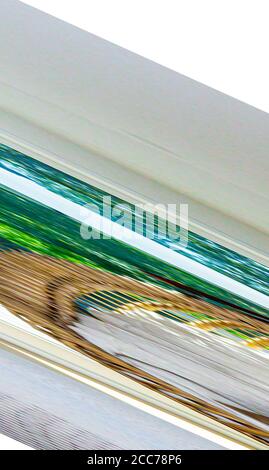 Vertical abstraction consisting of colorful lines Stock Photo